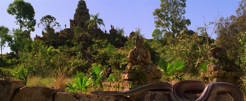“Make sure you add the snake in there... nothing says more production value than a real large snake in the shot...”